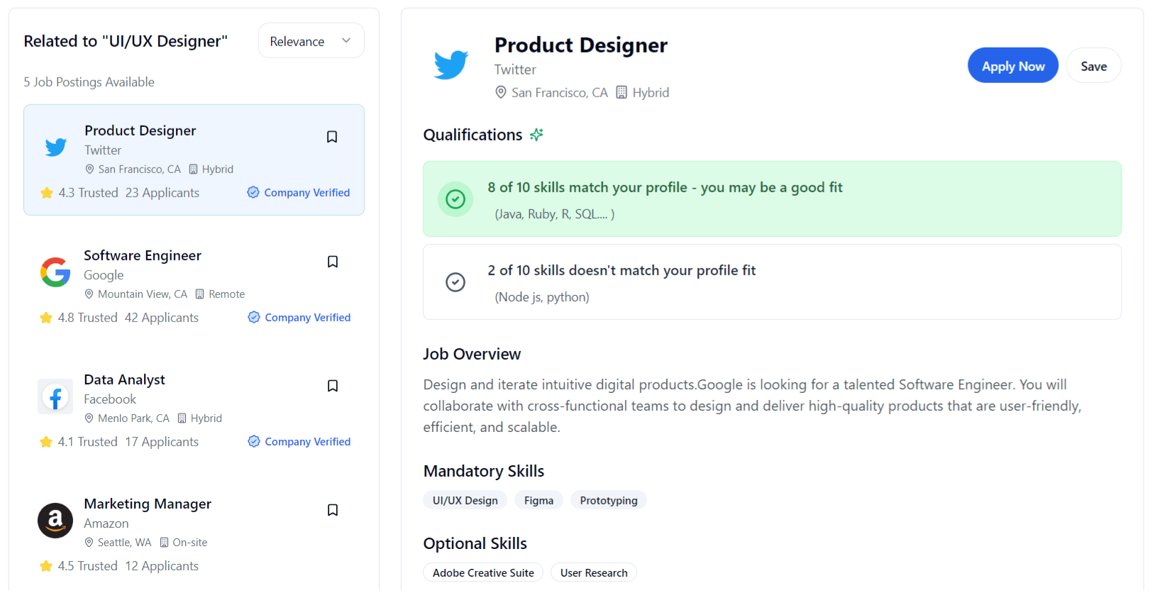 Job Portal Dashboard